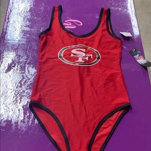 SF 49ers bodysuit/swimsuit